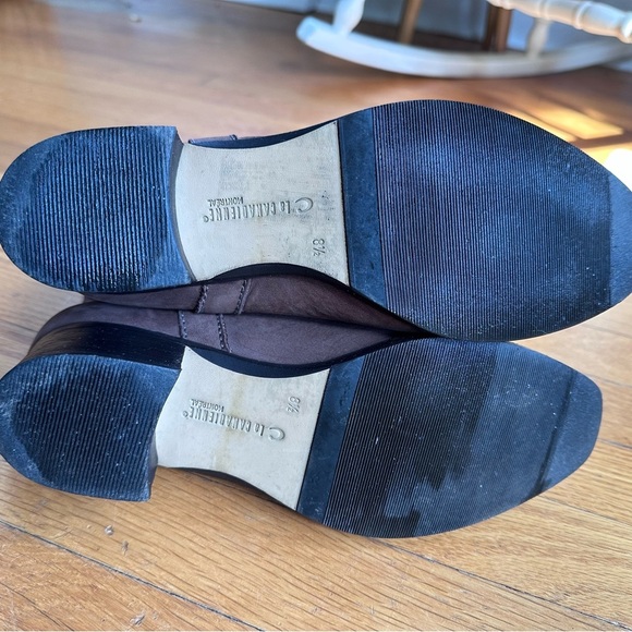 La Canadienne 28001 Brown Leather 2” Heal Pull On Boots Size Women’s 8.5 - Picture 2 of 10